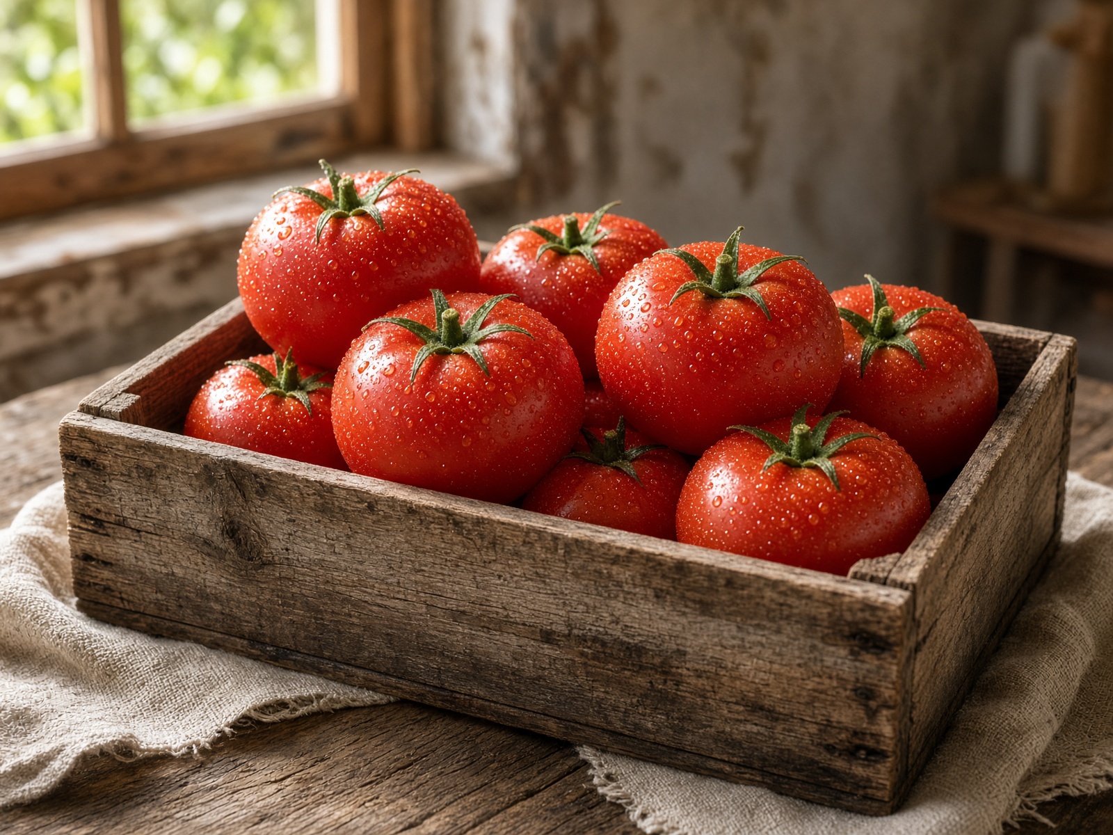 Slicing tomatoes